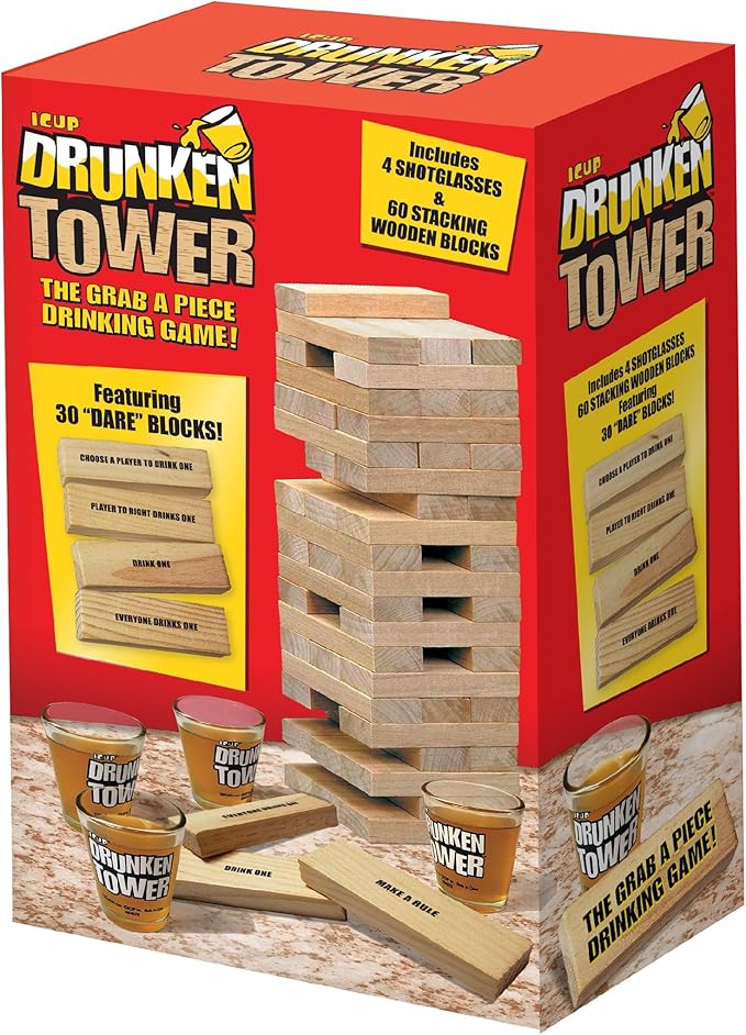 Jenga Shots Drunken Tower